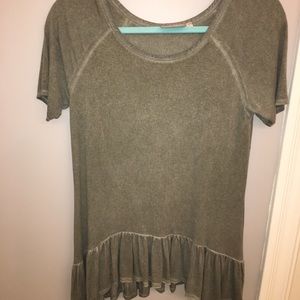 Dantelle Olive Flow Top